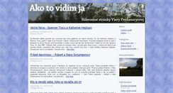 Desktop Screenshot of akotovidimja.lentil.sk