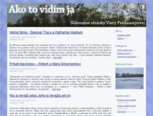 Tablet Screenshot of akotovidimja.lentil.sk