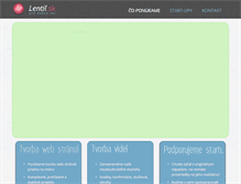 Tablet Screenshot of lentil.sk